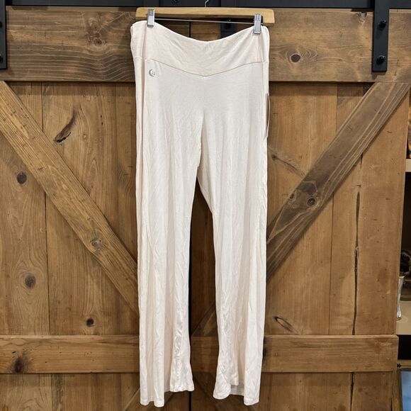 JJ Winks Women’s Sz XL Blush Pink Flare Happy Hour Sleep Lounge Pants New - Picture 1 of 6